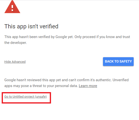 Review permissions